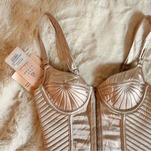 House of CB Champagne Corset Bodysuit